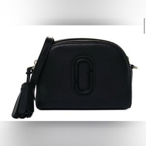 Marc Jacobs Black Leather Shutter Camera Crossbody Bag